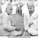 Shri Gurudev Tukdoji Maharaj with Shri Gadge Maharaj